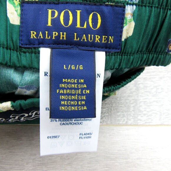 Polo Ralph Lauren Bear Boxer Briefs Men's Size Large Green NEW - Picture 8 of 10